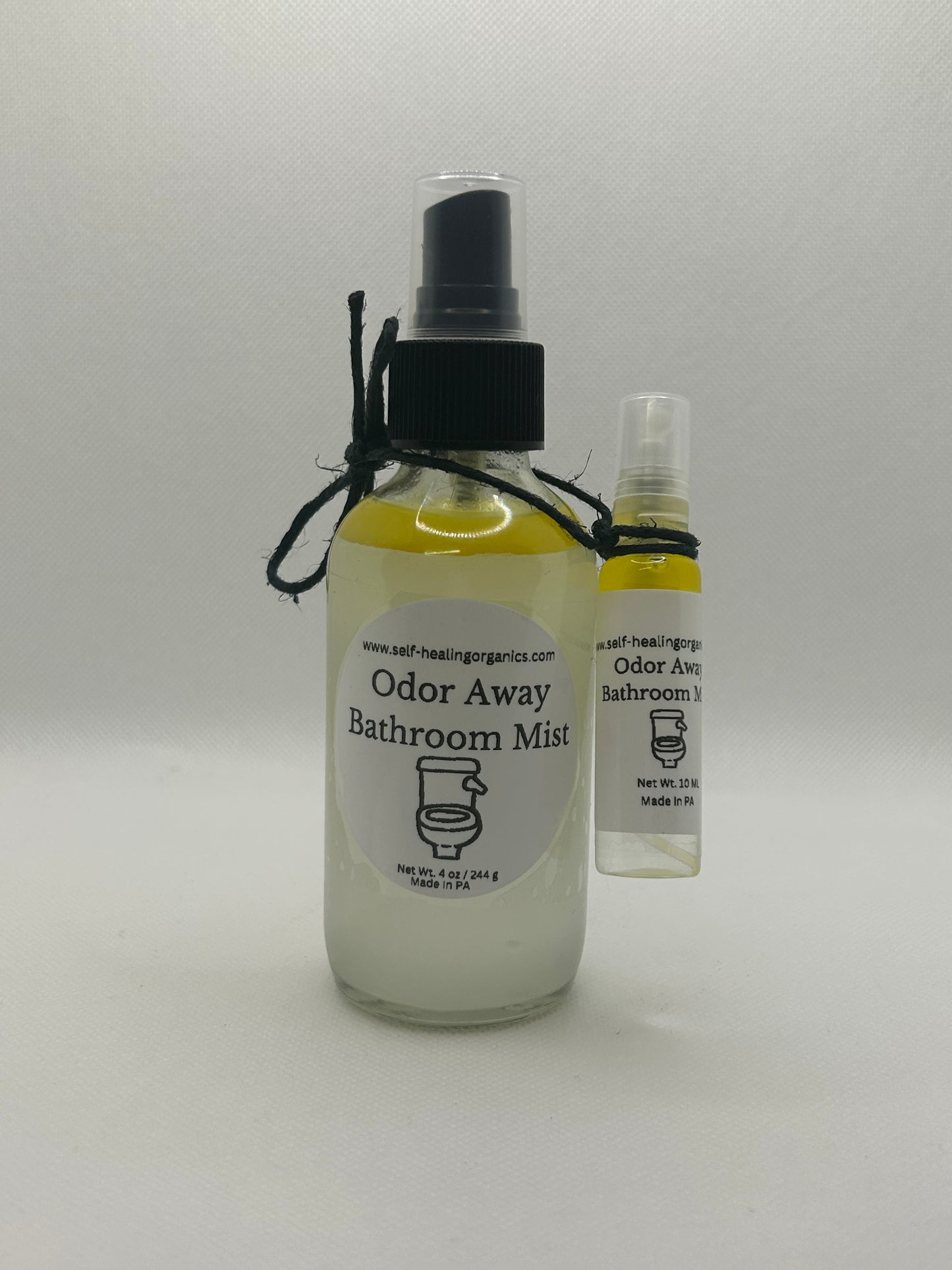 Odor Away Bathroom Mist W/Mini Travel Size Bottle